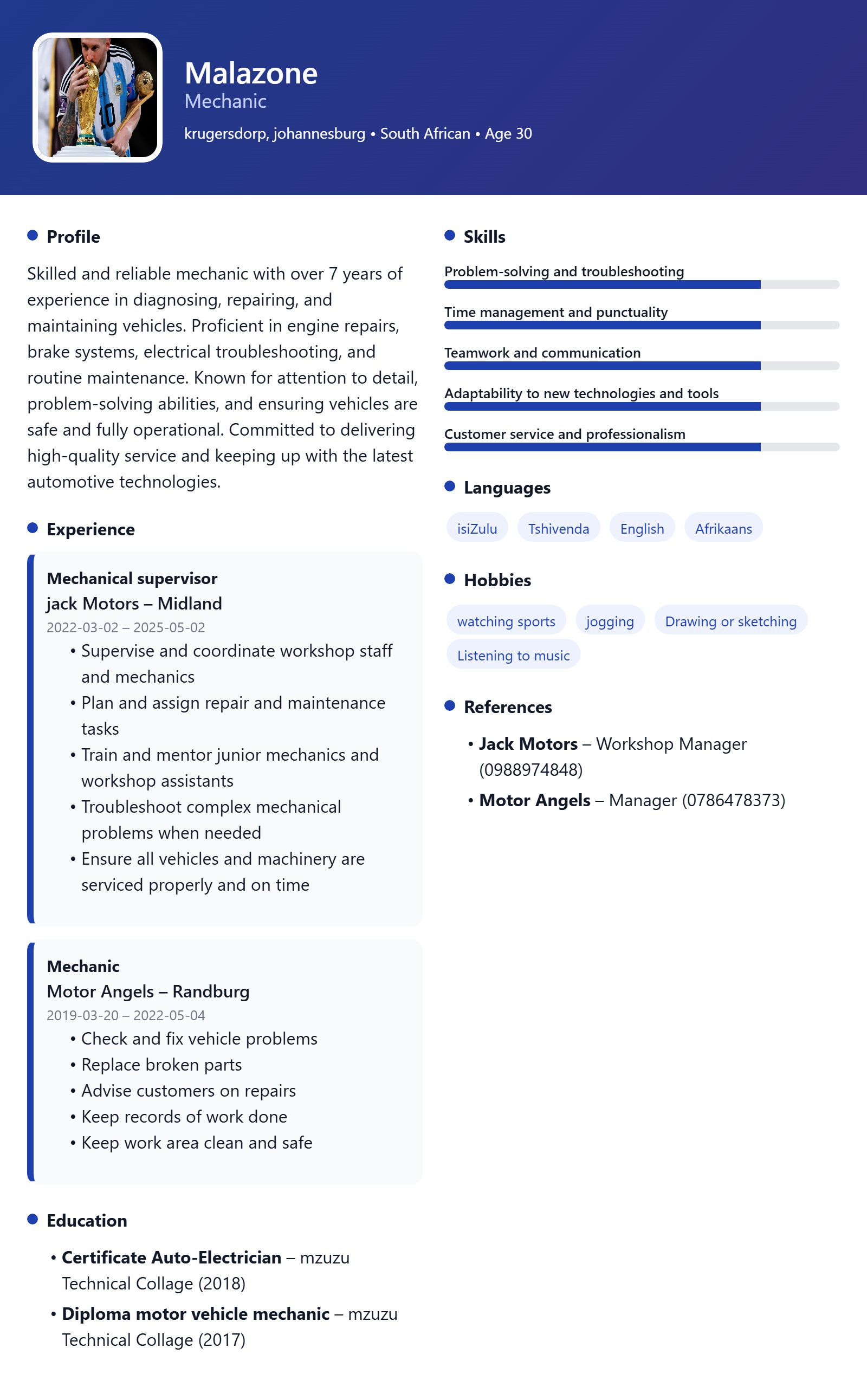 Creative CV Design